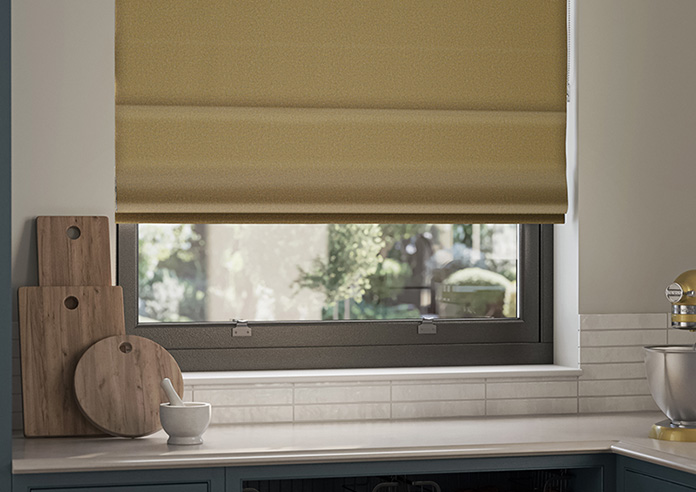 Carina, Ochre - Roman Blind - Image 5